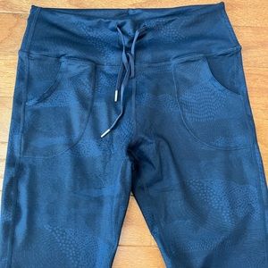 Born Primitive GRIT fushion leggings, navy earth, women’s XL